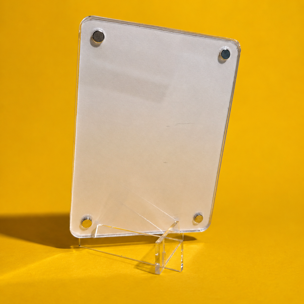 3 x 4" Acrylic Rectangle Photo Magnets with Stand