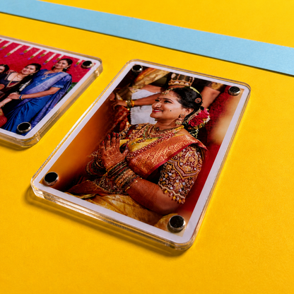 2.5" × 3.5" Acrylic Photo Magnet - Rectangle