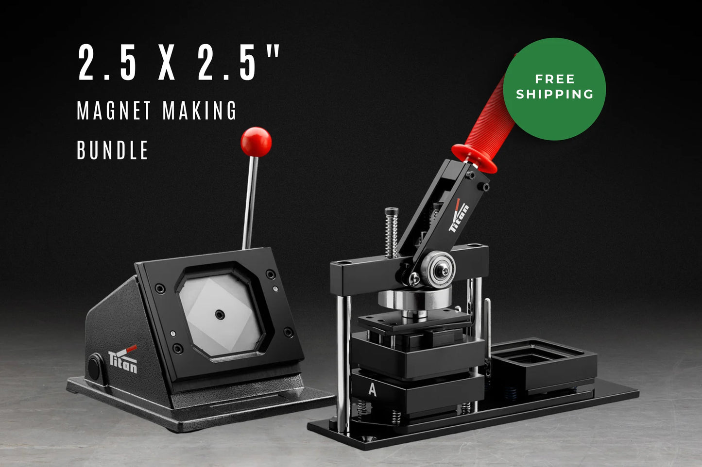 2.5 x 2.5" Magnet Making Machine